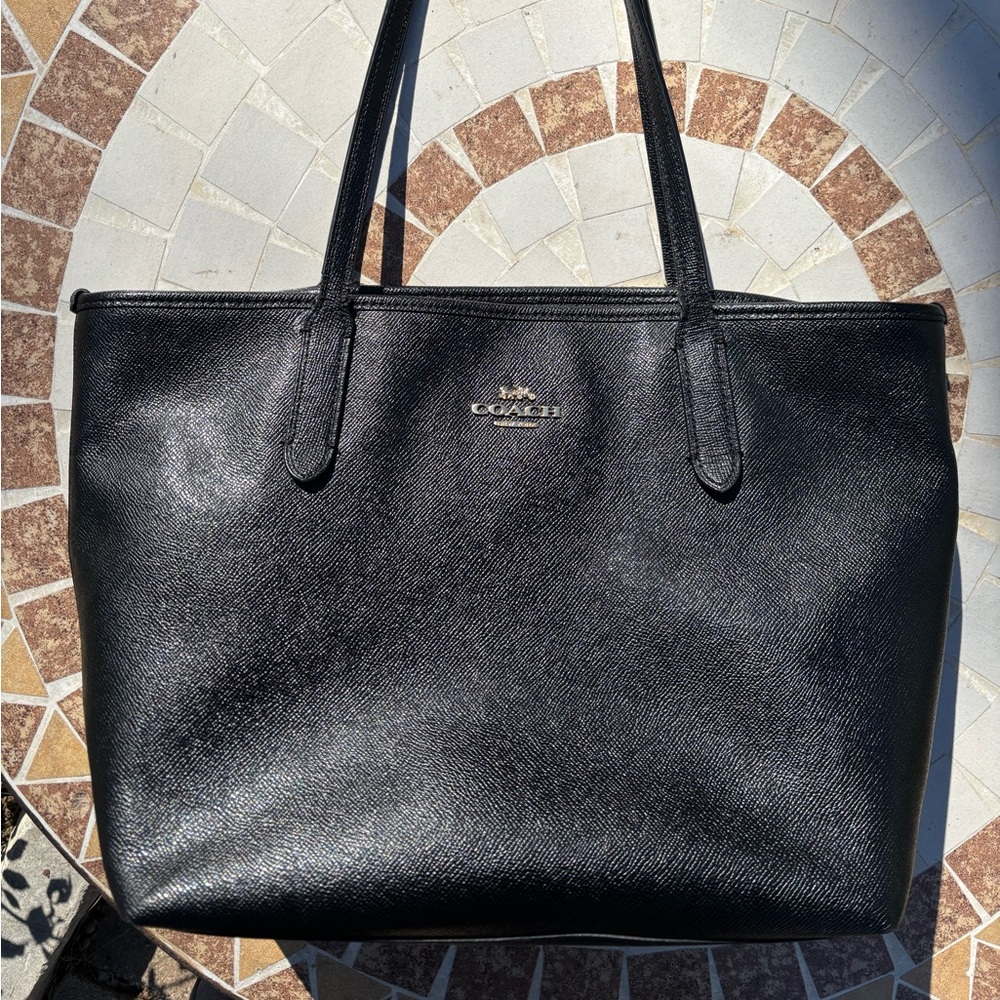 Black Coach Tote Bag
